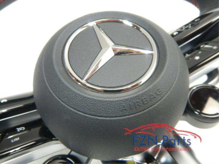 Mercedes-Benz C63 E63 W206 W213 AMG Stuur Leer MF+F1+Airbag