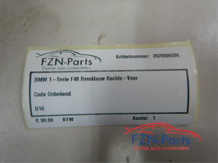Remklauw (Tang) rechts-voor BMW 1-Serie (22732375)
