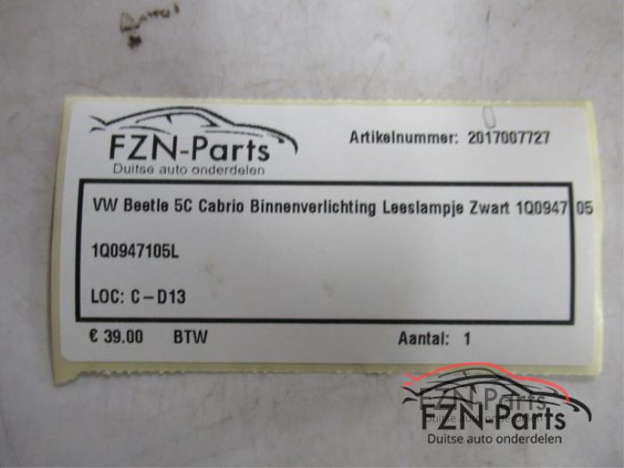 Binnenverlichting voor Volkswagen Beetle (22743044)