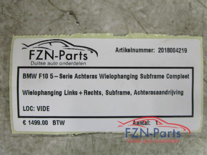 Achteras voorwielaandrijving BMW 5-Serie (22742779)
