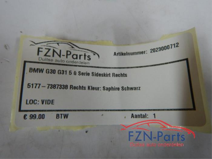 Zijskirt rechts BMW 5-Serie (22727805)