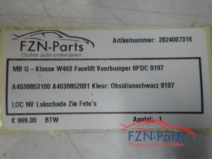 Mercedes-Benz G-Klasse W463 Voorbumper 6PDC 9197