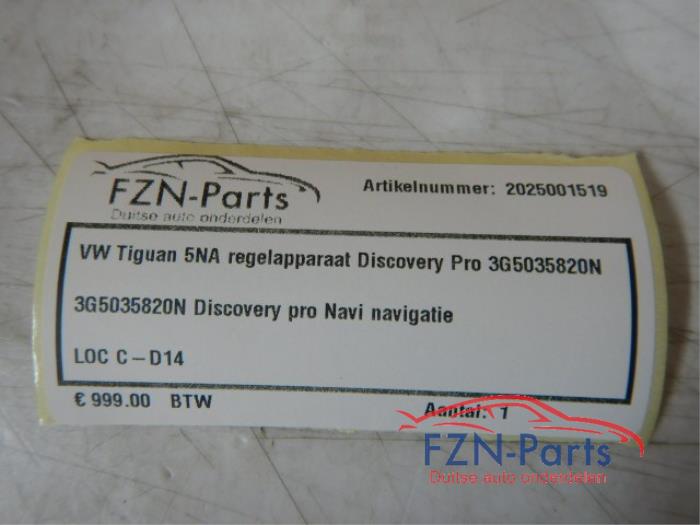 VW Tiguan 5NA Regelapparaat Discovery Pro