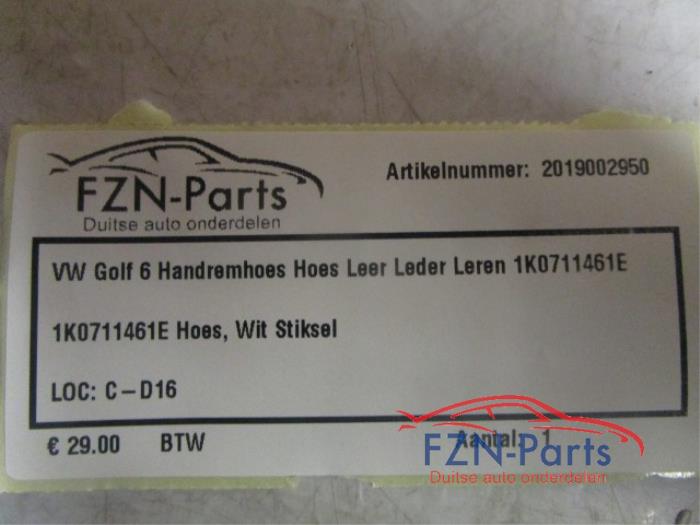 VW Golf 6 Handremhoes Hoes Leer Leder Leren