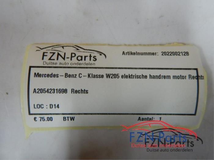 Handrem motor Mercedes C-Klasse (22741030)