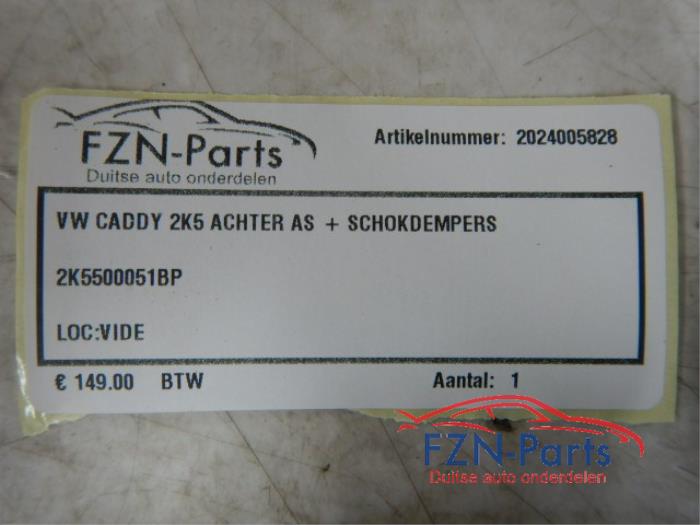Achteras voorwielaandrijving Volkswagen Caddy (22742583)