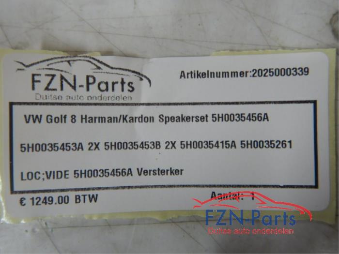 VW Golf 8 Harman/Kardon Speakerset