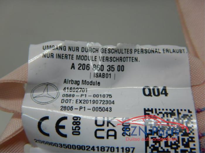 Mercedes-Benz C-Klasse W206 Stoelairbag Links