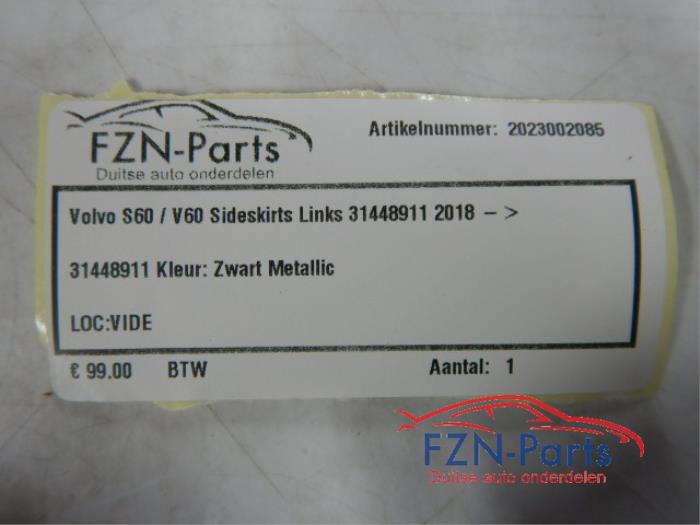 Volvo S60/V60 Sideskirts Links