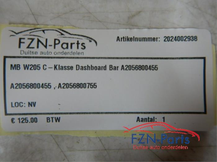 Mercedes-Benz C-Klasse W205 Dashboard Bar
