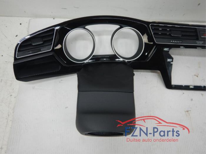 VW Touran 5TA Dashboard Inlegset Hoogglans Zwart