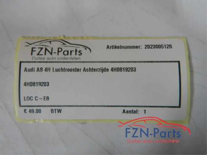 Luchtrooster Dashboard Audi A8 (22735852)