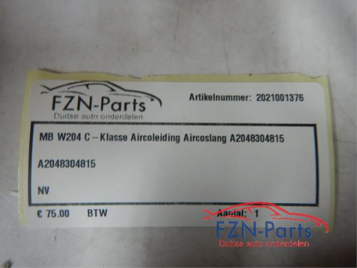Mercedes-Benz W204 C-Klasse Aircoleiding Aircoslang