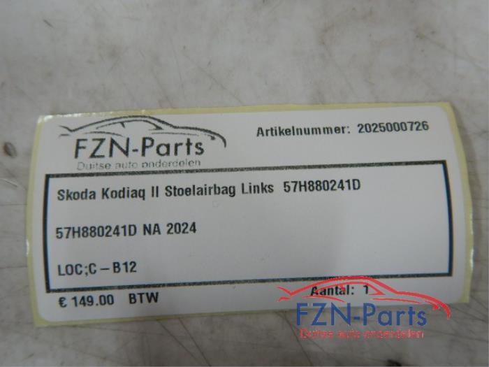 Airbag stoel (zitplaats) Skoda Kodiaq (22730687)