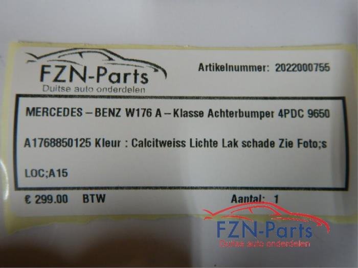 Mercedes-Benz W176 A-Klasse Achterbumper 4PDC 9650