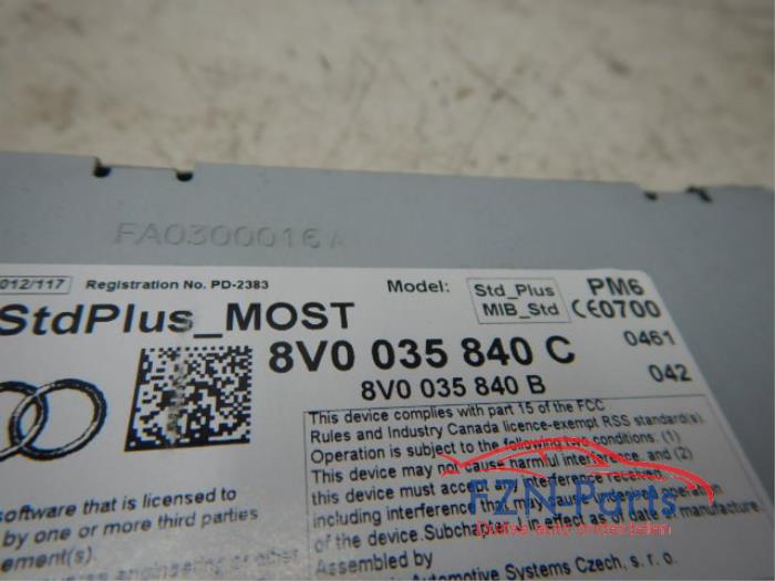 Regelunit Multi Media Audi A3 (22741377)