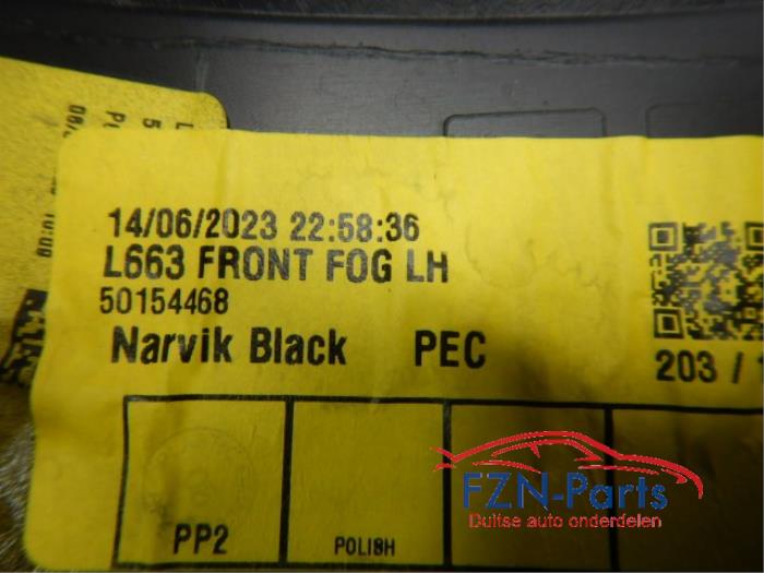 Land rover Defender Afdekking Mistlamp links