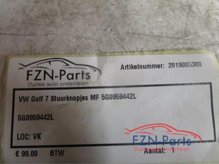 VW Golf 7 Stuurknopjes MF