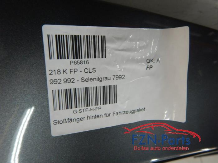 Mercedes-Benz W218 CLS AMG Line Achterbumper 6PDC Kleur: Selenitgrau 7992