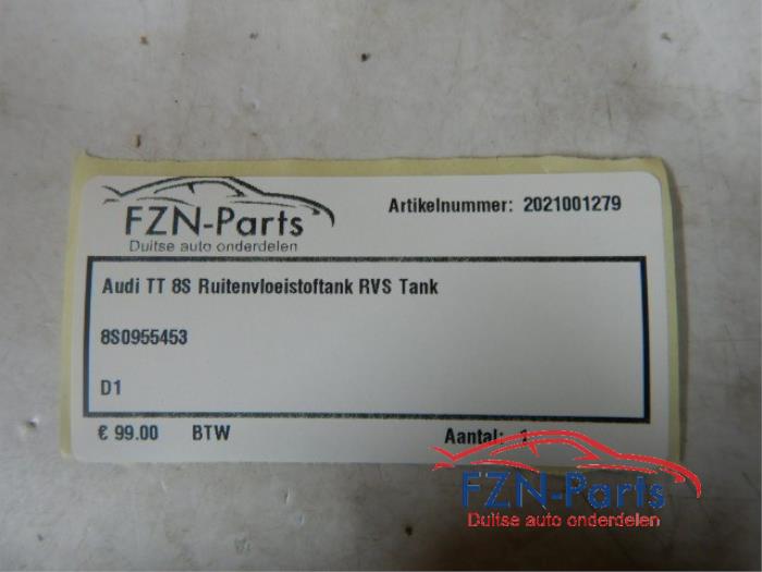 Ruitensproeiertank voor Audi TT (22744038)