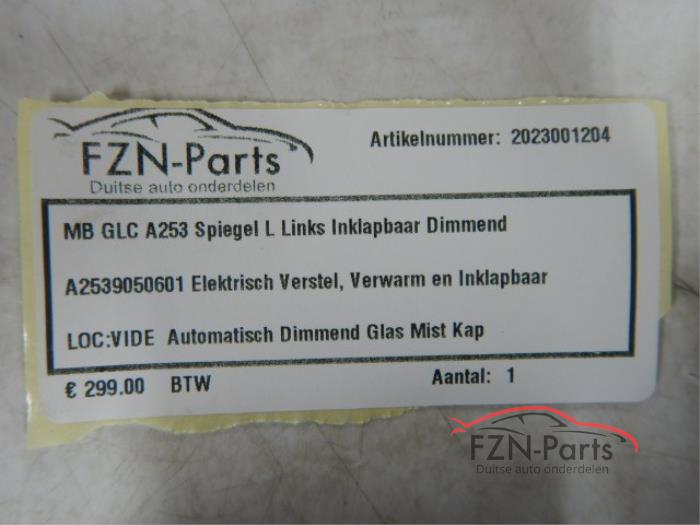 Mercedes-Benz GLC-Klasse A253 Spiegel Links L Inklapbaar dimmend