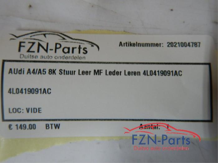 Audi A4/A5 8K Stuur leer MF Leder Leren