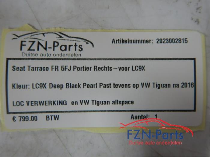 Portier 4Deurs rechts-voor Seat Tarraco (22723066)