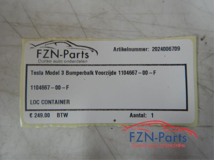 Tesla Model 3 Bumperbalk voorzijde