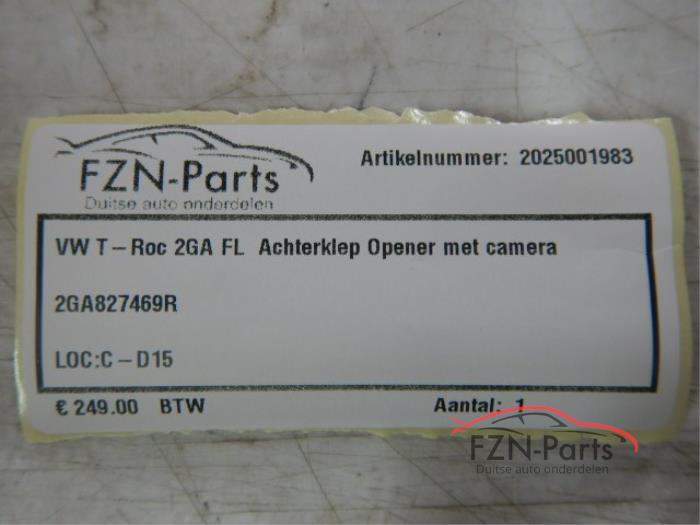 VW T-Roc 2GA Facelift Achterklep Opener met Camera