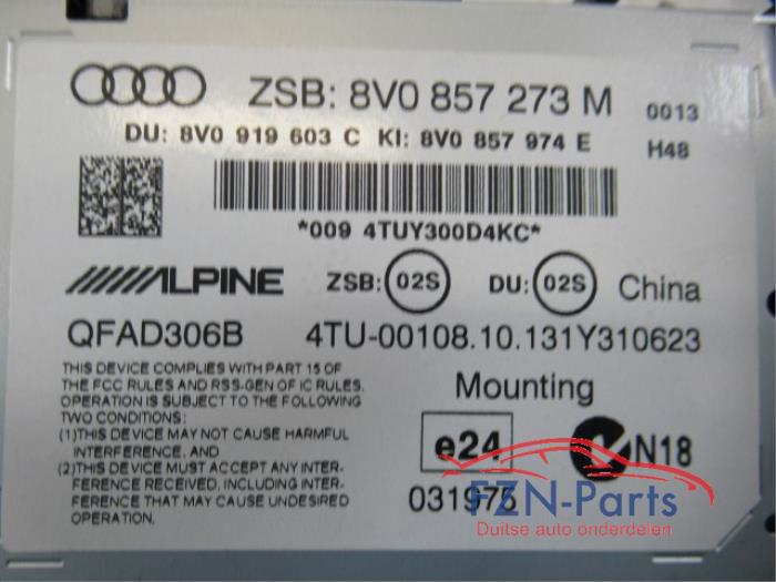 Navigatie Display Audi A3 (22736828)