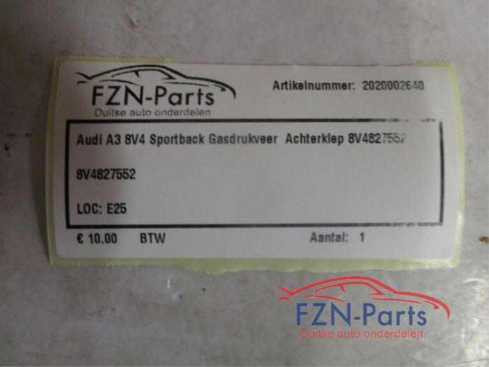 Audi A3 8V4 Sportback Gasdrukveer Achterklep