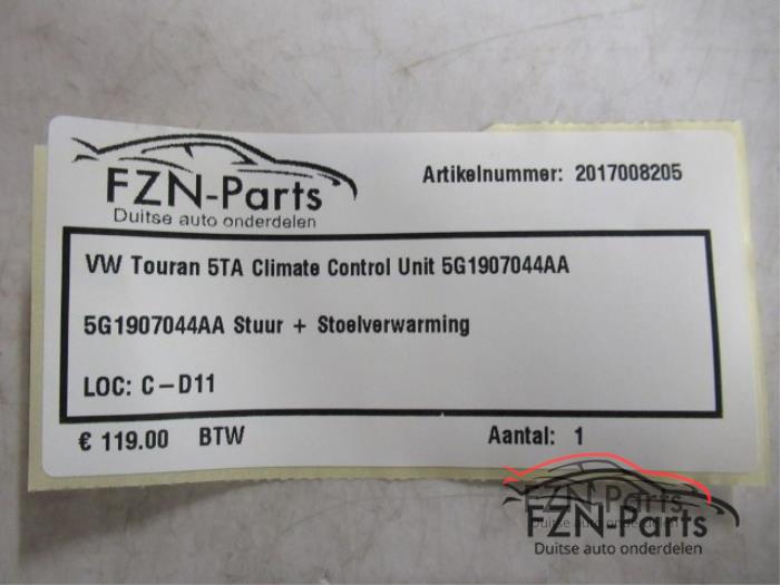 Climatronic Paneel Volkswagen Touran (22740064)