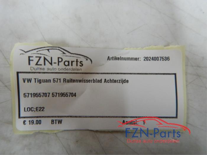 Ruitenwisserarm achter Volkswagen Tiguan (22739507)