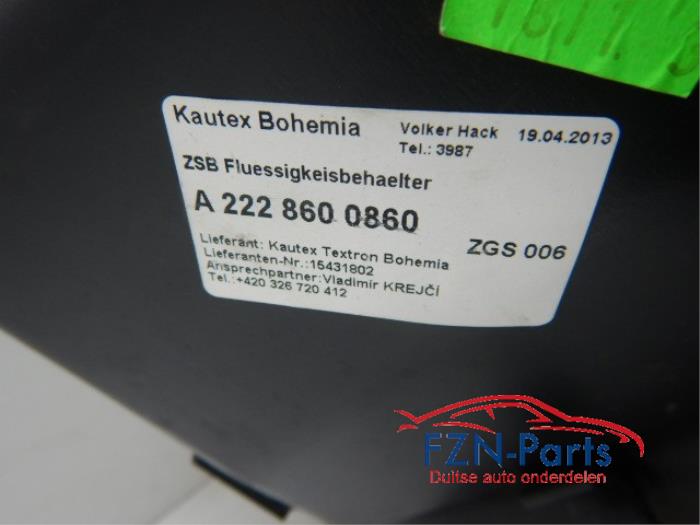Ruitensproeiertank voor Mercedes S-Klasse (22743046)