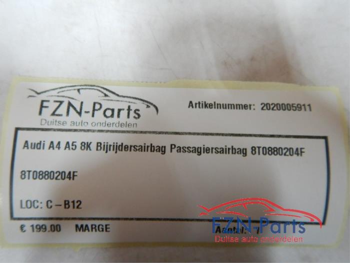 Airbag rechts (Dashboard) Audi A5 (22738573)