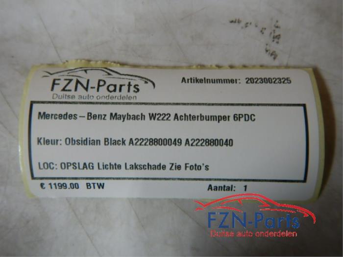 Mercedes-Benz Maybach W222 Achterbumper 6PDC