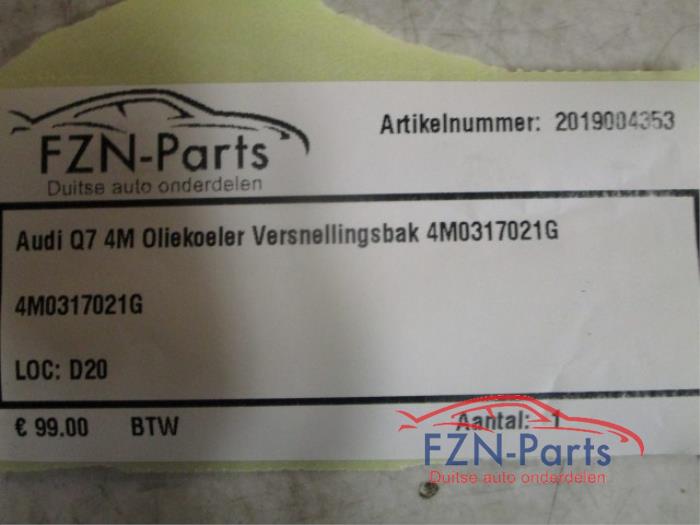 Oliekoeler Audi Q7 (22738753)
