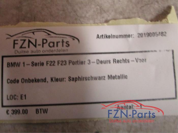 Portier 4Deurs rechts-voor BMW 2-Serie (22723107)