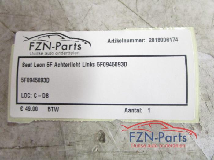 Achterlicht links Seat Leon (22740680)