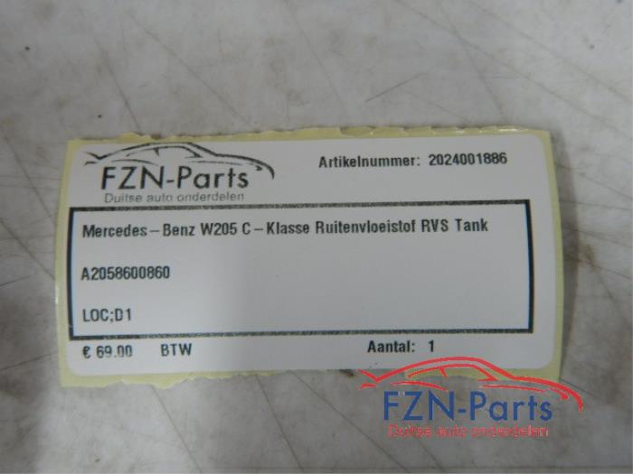 Ruitensproeiertank voor Mercedes C-Klasse (22738307)