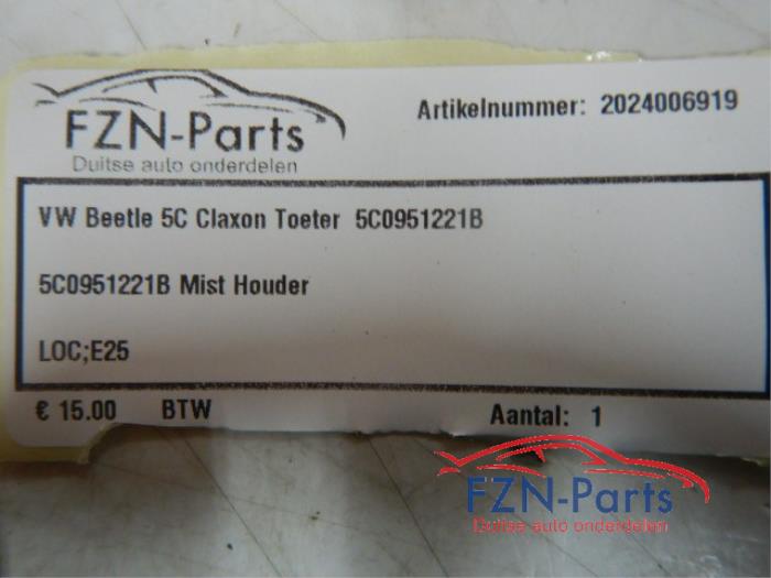 VW Beetle 5C Claxon Toeter