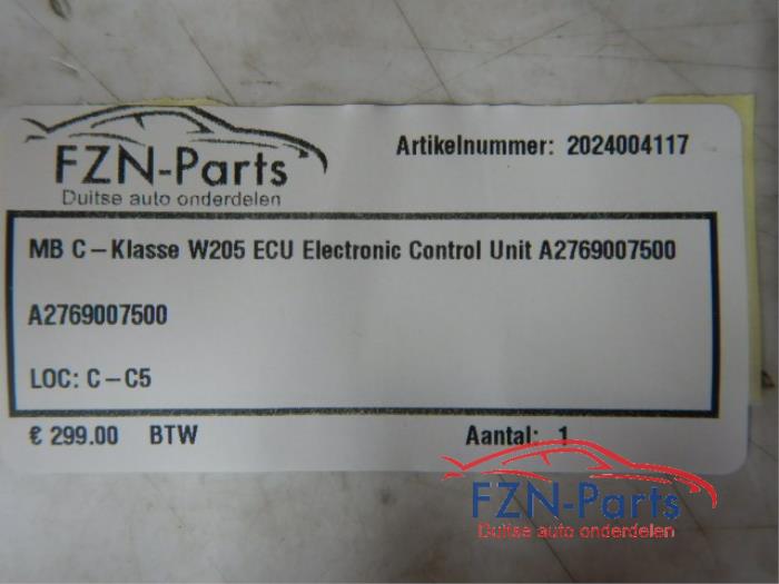 Mercedes-Benz C-Klasse W205 ECU Electronic Control Unit