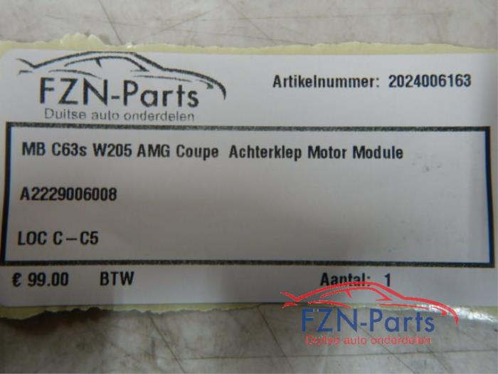 Achterklep motor Mercedes C-Klasse (22739743)