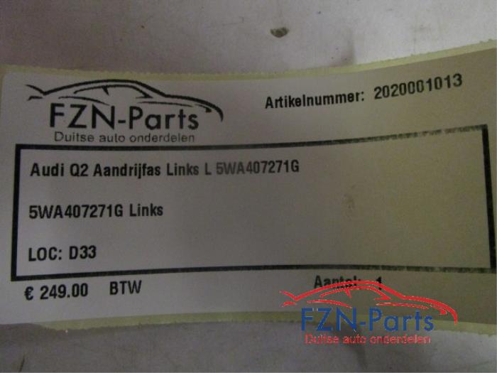Aandrijfas links-voor Audi Q2 (22725187)
