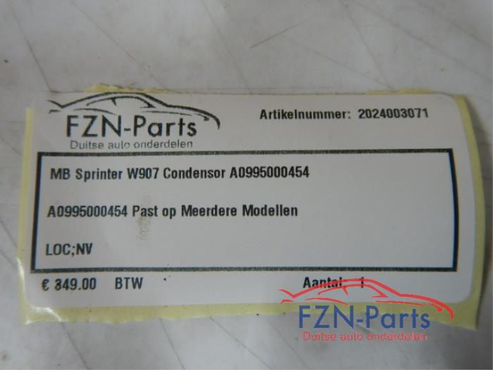 Airco Condensor Mercedes Sprinter (22738729)