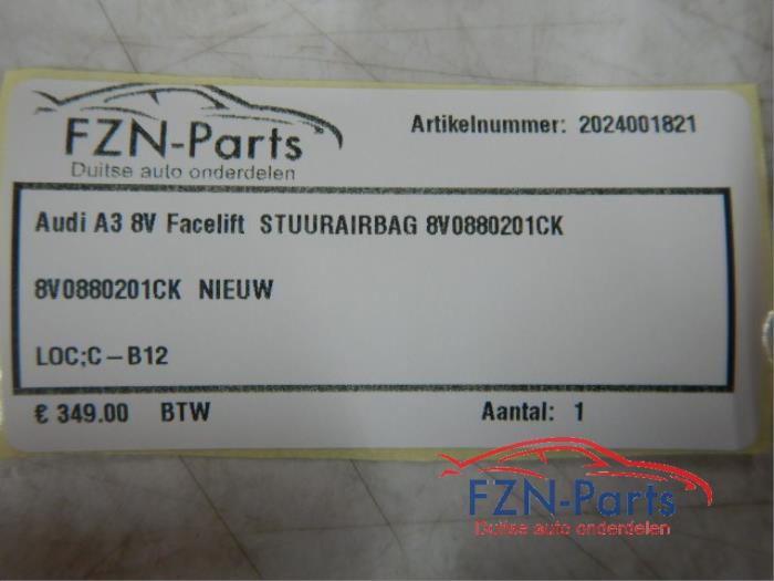 Audi A3 8V Facelift Stuurairbag