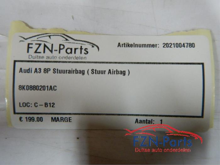Audi A3 8P Stuurairbag ( Stuur airbag)
