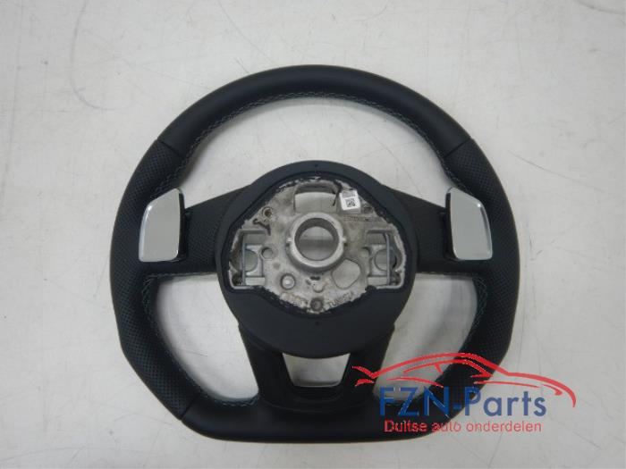 Audi A3 8Y Stuur MF+F1+VIEW Leer Grijs Stiksel