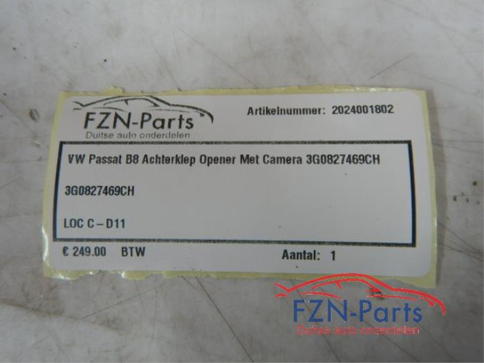 VW Passat B8 Achterklep Opener met Camera