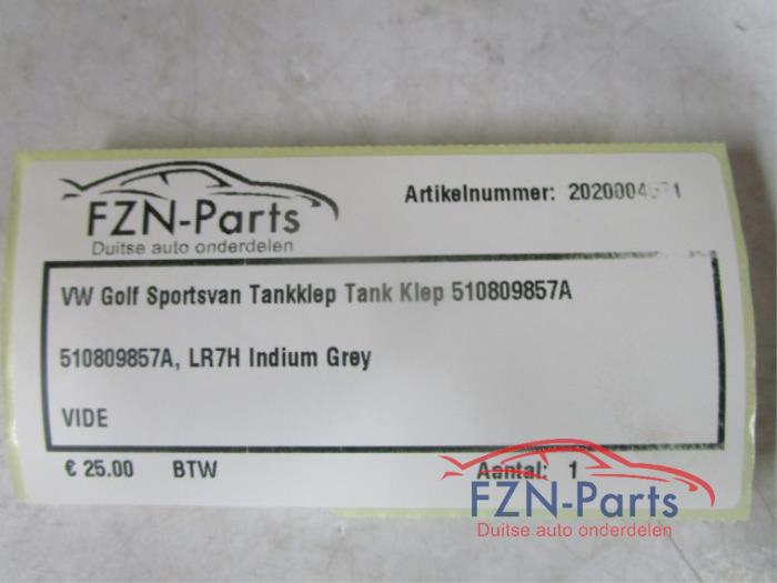 VW Golf Sportsvan Tankklep Tank Klep